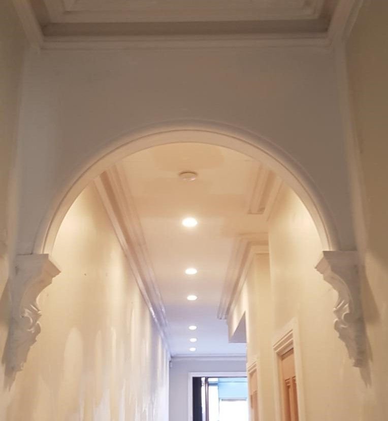 archway plastering ads character to this sydney townhouse