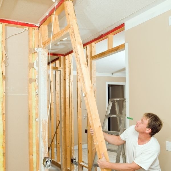 removing this non load bearing wall from this Sydney Home