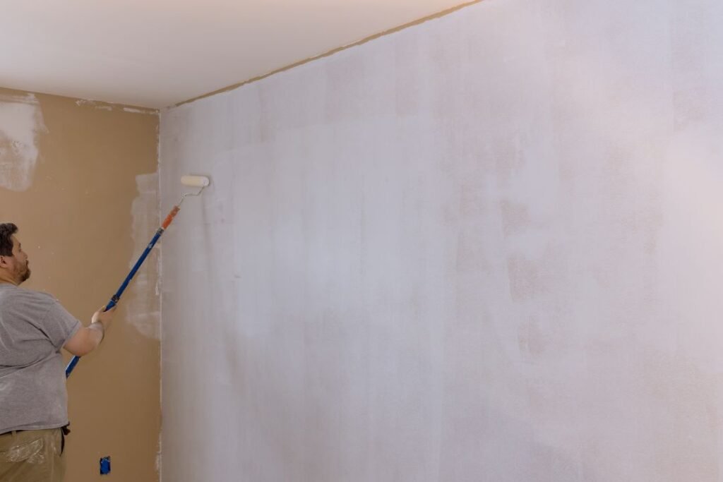 apply primer on walls