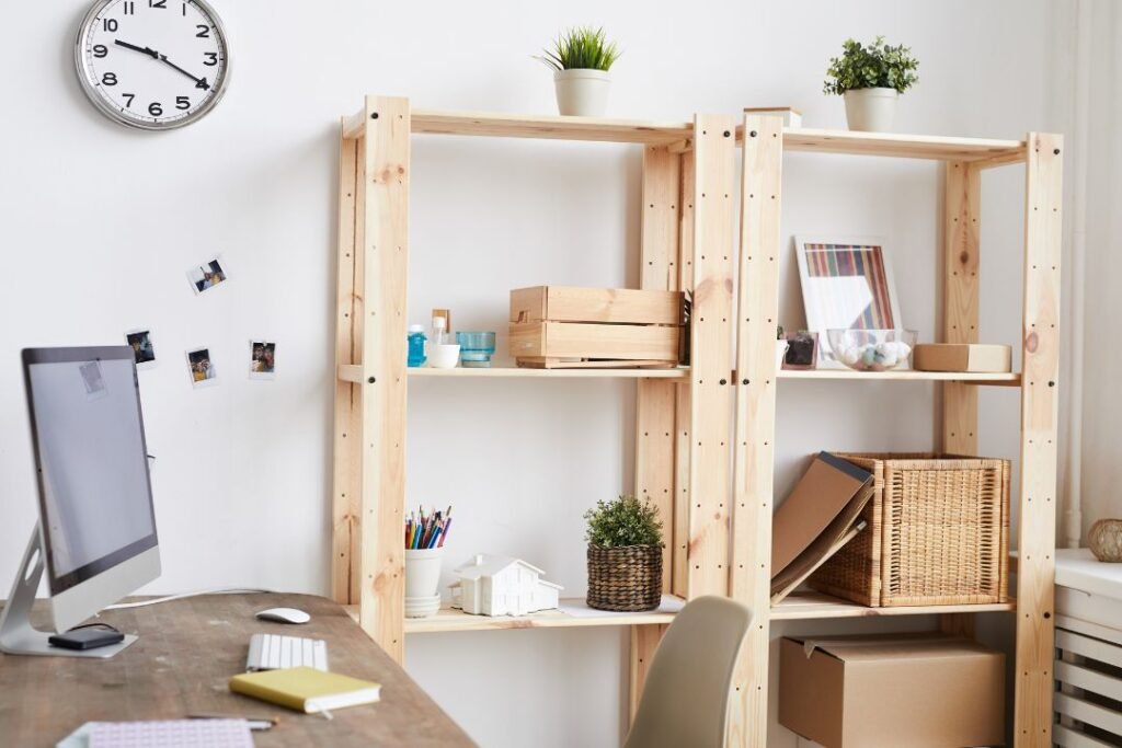 organise your stuff in storage areas