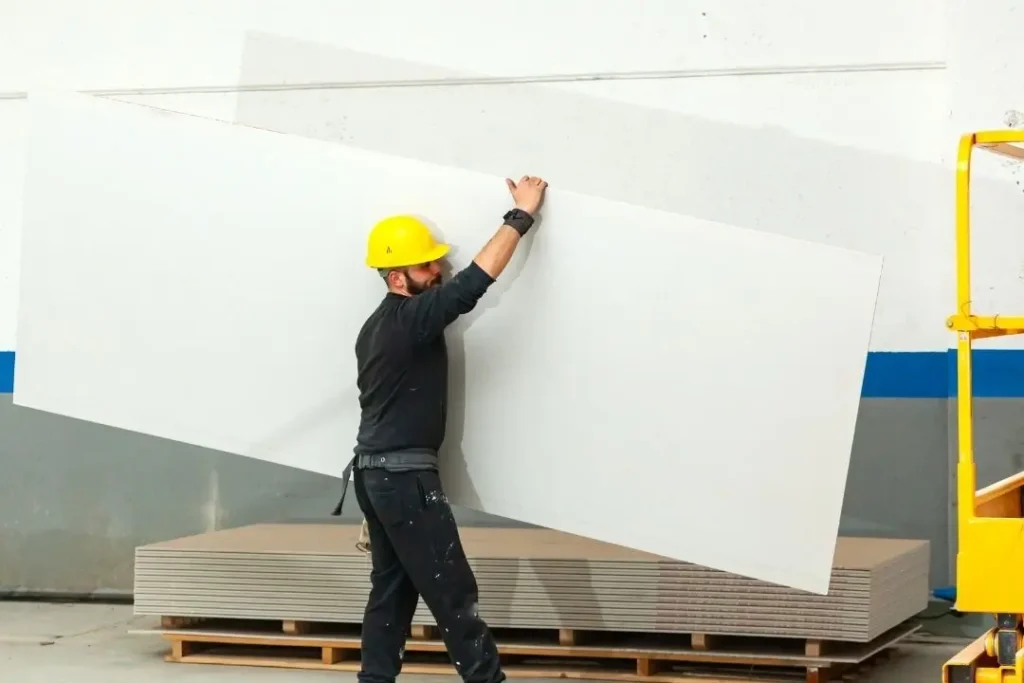 plasterboard for installation